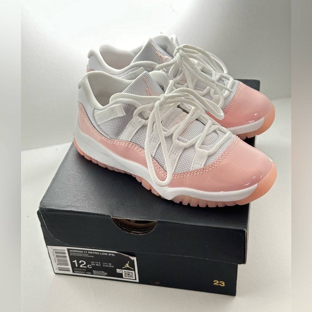 Kids Jordan 11 'LEGEND PINK' Retro Low toddler